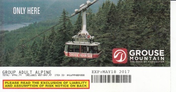 Ticket Grouse Mountain_0001